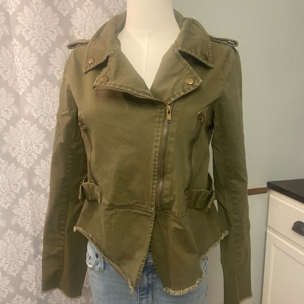 Women's FATE Rugged Army Green Zip Jacket Size S